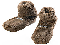 PEARL HotSox Wärmende Socken mit Leinsamen-Füllung, Gr. 36-40 PEARL Aufwärmbare Hausschuhe mit Leinsamen-Füllung