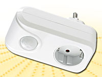 Bewegungsmelder Steckdose - Kabelloser PIR Sensor Bis 15m Reichweite