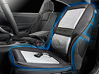 Lescars Kühlende Kfz- und Bürostuhl-Sitzauflage KSA-400.c mit Temperaturregler Lescars Universal Auto Sitzbezüge