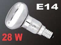 Luminea Halogenlampe-Reflektor R50, E14, 230 V, 28 Watt, 4er-Set Luminea Halogenlampe-Reflektoren E14 R50 (warmweiß)