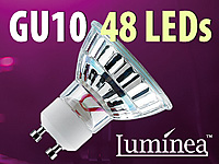 Luminea SMD-LED-Lampe, GU10, 48 LEDs, warmweiß, 250 lm (refurbished) Luminea LED-Spots GU10 (warmweiß)