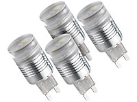 Luminea SMD LED-Energiesparlampe G9, warmweiß, 230V 4er-Pack Luminea LED-Stifte G9 (warmweiß)