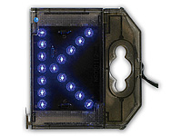 Lunartec LED-Letter K - blau Lunartec LED-Leuchtbuchstaben