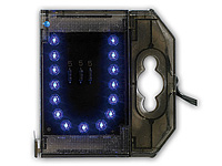 Lunartec LED-Letter U - blau Lunartec LED-Leuchtbuchstaben