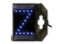 Lunartec LED-Letter Z - blau Lunartec LED-Leuchtbuchstaben
