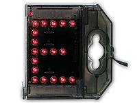 Lunartec LED-Letter E - rot Lunartec LED-Leuchtbuchstaben