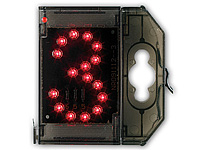 Lunartec LED-Letter 3 - rot Lunartec LED-Leuchtbuchstaben