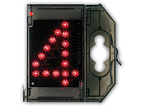 Lunartec LED-Letter 4 - rot Lunartec LED-Leuchtbuchstaben