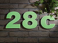 Lunartec Nachleuchtende Hausnummer "Ziffer 2" Lunartec Selbstleuchtende Hausnummern