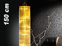 Lunartec Organza-Lichterschlauch: 150 cm Lichtskulptur mit 40 LEDs Lunartec 