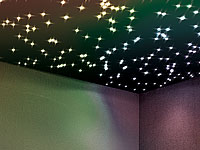 Lunartec Montagesticks "Punkt" für Sternenhimmel, 100er-Pack Lunartec LED Glasfaser Sternenhimmel