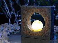 Lunartec Eindrucksvolle Skulptur mit Solar-LED-Beleuchtung Lunartec Solar-LED-Dekofiguren