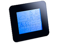 FreeTec Digitale Wetterstation 4-Tage-Vorhersage/Hygrometer/Mondphase FreeTec Funk-Wetterstationen mit Außensensoren