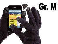 PEARL urban Touchscreen-Handschuhe kapazitiv "M" für iPad, iPhone, iPod touch u.a. PEARL urban