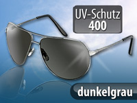 PEARL Sonnenbrille im legendären Piloten-Style (UV-Schutz 400) PEARL Piloten-Sonnenbrillen