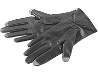 PEARL urban Touchscreen-Handschuhe, Ziegenleder, für Damen, Gr.6,5 (S) PEARL urban Ziegenleder Handschuhe mit kapazitiven Fingerkuppen