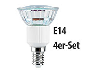 Luminea LED-Spot, E14, 1,5 Watt, weiß, 5000 K, 4er-Set Luminea LED-Spots E14 (neutralweiß)
