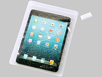 PEARL Wasserdichte Universal-Tasche für Tablets bis 8 Zoll PEARL Wasserdichte Schutzhüllen für iPads & Tablets