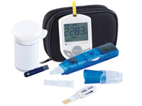 newgen medicals Blutzucker-& Cholesterinmesser-Set inkl. Teststreifen newgen medicals Blutzucker- & Cholesterinmesser