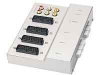 Scart-Video-Controller "Profi Umschaltbox" im Metallgehäuse 