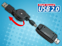 c-enter USB 2.0 High-Speed PC-Link-Kabel "Treiberfrei" c-enter