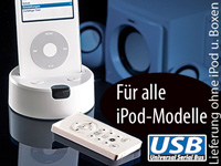 auvisio Universal Docking-Station für iPod m. Fernbedienung auvisio