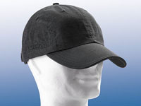 PEARL Hochwertige Baseball-Cap aus Chambray-Baumwolle Blauschwarz PEARL Baseball Caps