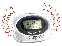 infactory Wecker mit Vibrations-Alarm und LCD-Display infactory Vibrationswecker