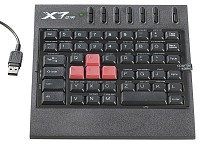 "X7 G100" USB Gamer Tastatur (wasserfest) + 4 Covers
