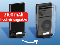 revolt Portabler Zusatzakku 2100 mAh für iPod classic/touch/iPhone revolt