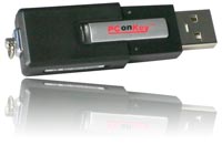 PConKey 1 GB USB-Speicherstick "Black & White" USB 2.0 (USB Stick) PConKey