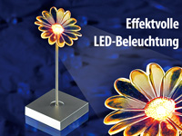 Lunartec Blumen-Motiv-Leuchte mit LED (batteriebetrieben) Lunartec LED Heim-Dekorationen