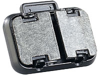 Lescars Magnet-Halter für Handys und PDAs im 2er-Set Lescars Universal Auto-Magnet-Halterungen