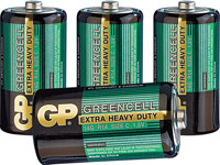 Greencell Batterie Baby<br />Typ C, 4er-Pack