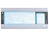 GeneralKeys Multimedia-Leucht-Tastatur mit Scrollrad GeneralKeys