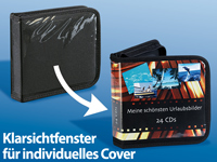 Xcase CD-Etui mit Motiv-Einschub zum selbstgestalten für 24 CDs Xcase CD/DVD-Taschen