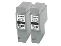 CANON Original Tintenpatrone im 2er-Pack, 2x black (BCI-24BK) CANON Original-Canon-Druckerpatronen
