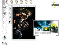 Refraction Bildbearbeitung für Zeta Bildbearbeitungen (PC-Softwares)