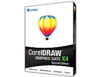 CorelDRAW Graphic Suite X4 Special Edition (kommerziell nutzbar) Grafikdesign (PC-Software)