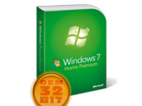 Microsoft Windows 7 Home Premium OEM 32-Bit inkl. SP1 Microsoft Windows Betriebssysteme (PC-Software)