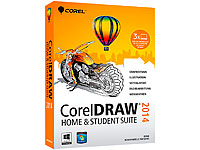 Corel Draw Home & Student Suite 2014 (3 Lizenzen) Corel Grafikdesign (PC-Software)