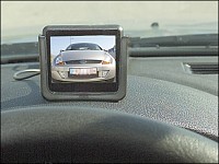 Lescars Kfz-Rückfahr-Videosystem mit Kamera & 2,5" TFT Lescars