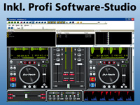 Mischpult "MIX Control 10" inkl. USB-Soundkarte & DJ-Software