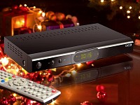 auvisio Digitaler HD-Sat-Receiver + USB-Mediaplayer&Rec. (refurbished) auvisio