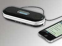auvisio Mobiler Stereo-Kompaktlautsprecher mit UKW-Radio auvisio Mini Reiselautsprecher