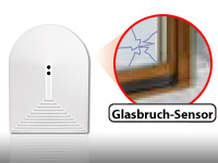 VisorTech Glasbruchmelder V.1 für XMD-110/-3200.pro/-4800.pro VisorTech GSM-Funk-Alarmanlagen