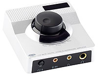 auvisio Premium-D/A-Wandler und USB-Soundkarte, Koaxial-Ausgang, 96 kH auvisio 