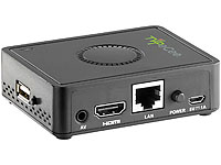 TVPeCee TV-/HDMI-Box Dual-Band-WLAN/Miracast/DLNA (refurbished) TVPeCee Streaming-Empfänger für Miracast, DLNA-kompatibel