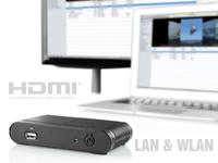 auvisio PC2TV HDMI-WLAN-Adapter 720p (refurbished) auvisio HDMI-Video-Streamer