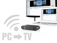 auvisio PC2TV HDMI-WLAN-Adapter 720p (refurbished) auvisio HDMI-Video-Streamer